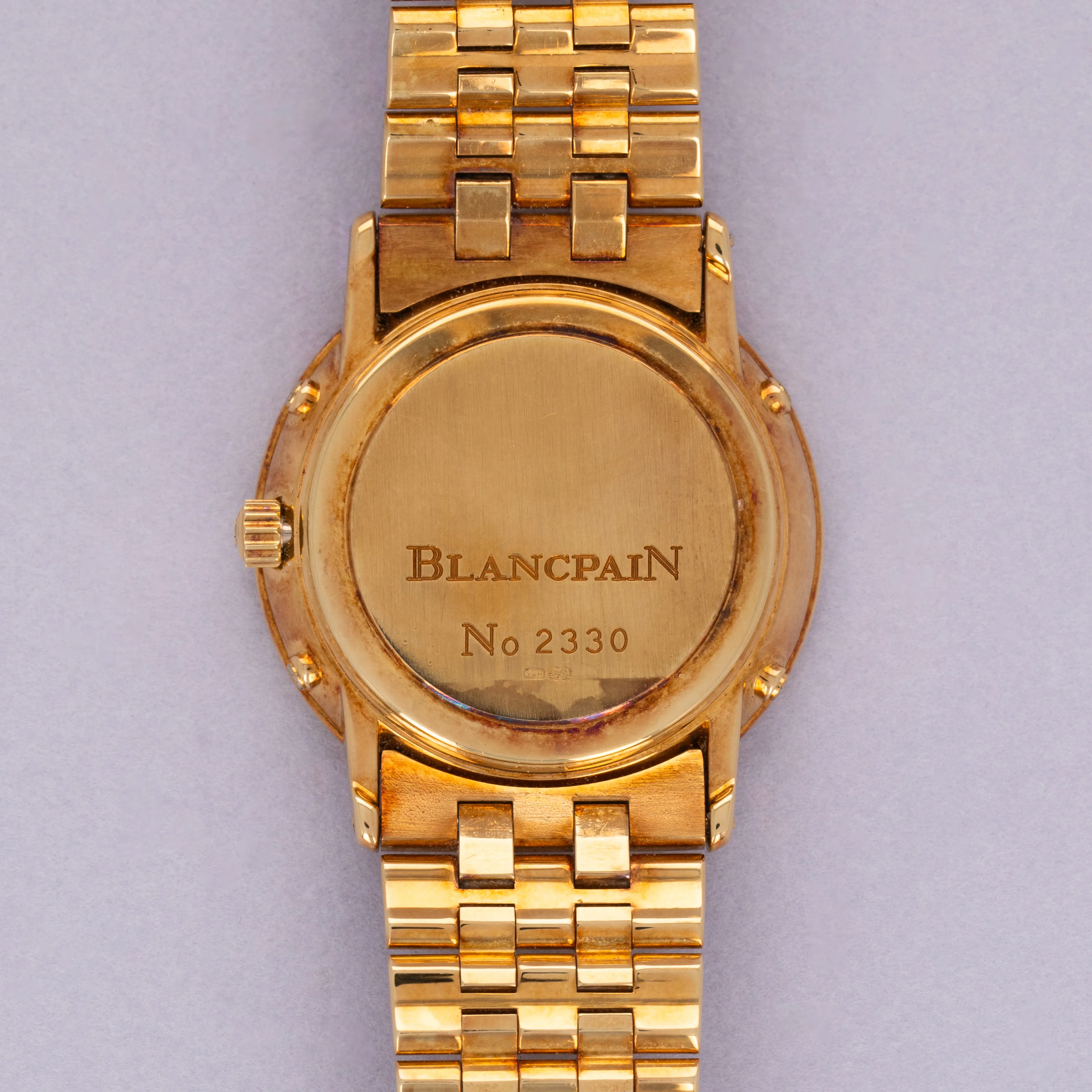 Blancpain Villeret 2330 34mm Yellow gold White 5