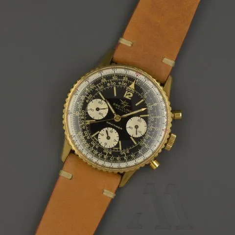Breitling Navitimer 806 41mm Yellow gold and stainless steel Black