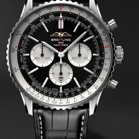 Breitling Navitimer AB0137211B1P1 46mm Stainless steel Black