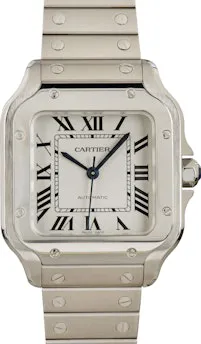 Cartier Santos WSSA0029 35mm Stainless steel Silver