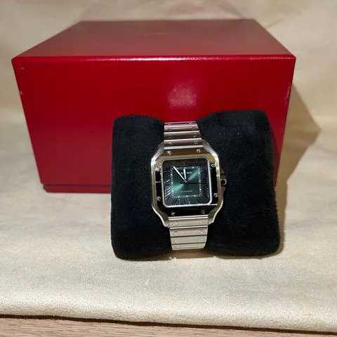 Cartier Santos WSSA0061 35mm Stainless steel Green