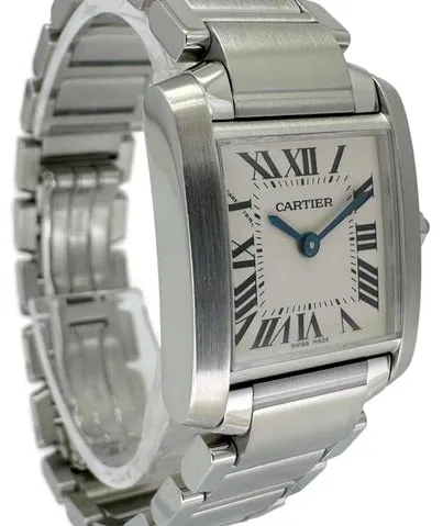 Cartier Tank Française W51008Q3 26mm Stainless steel White 3