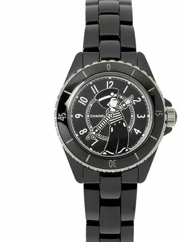 Chanel Mademoiselle H7609 39mm Stainless steel Black