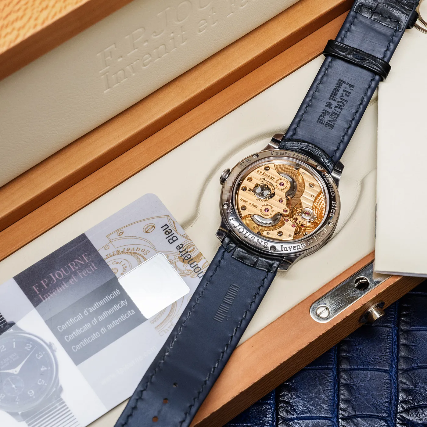 F.P. Journe Chronomètre 39.5mm Tantalum Blue 5