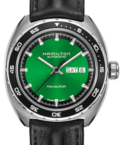 Hamilton Pan Europ H35415761 42mm Stainless steel Green