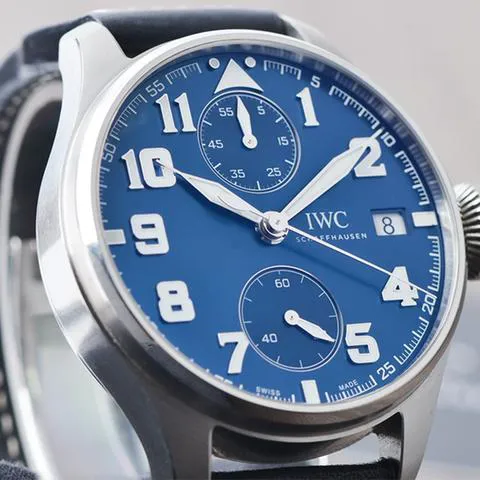 IWC Big Pilot IW515202 46mm Stainless steel Blue 9