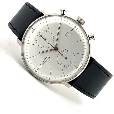 Junghans max bill Chronoscope 027/4600.00 40mm Stainless steel Silver