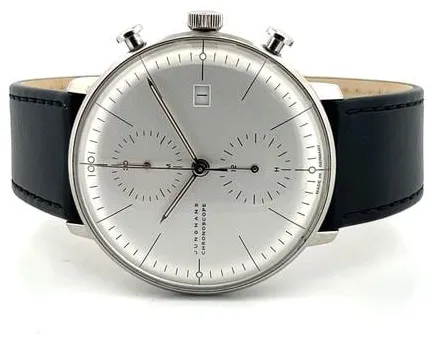 Junghans max bill Chronoscope 027/4600.00 40mm Stainless steel Silver 2