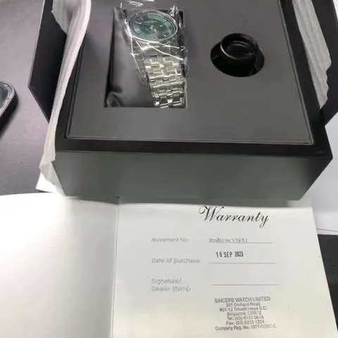 Lang & Heyne 42mm Stainless steel Green 9