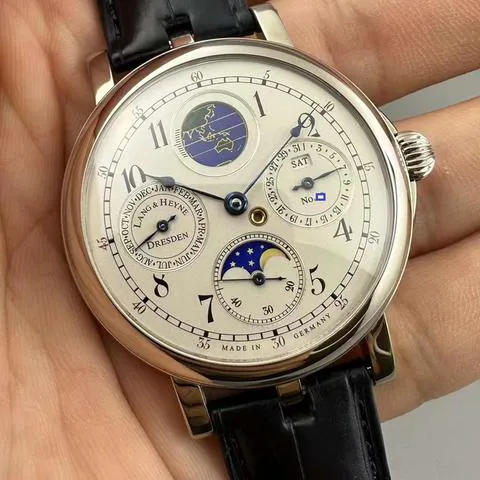 Lang & Heyne 42mm White gold 8