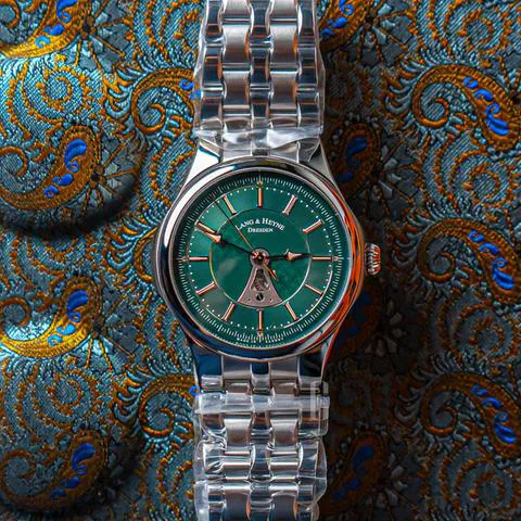 Lang & Heyne 40mm Stainless steel Green