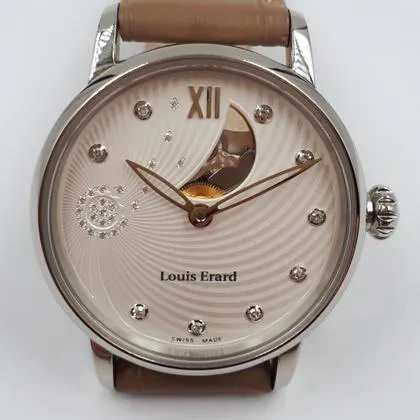 Louis Erard Emotion 64603AA11 34mm Stainless steel White