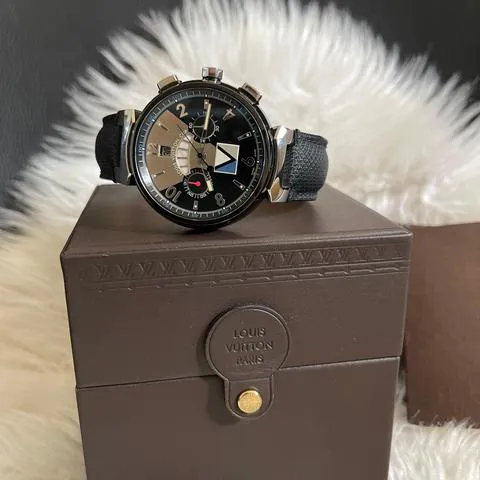 Louis Vuitton Q102G HI 44mm Stainless steel Black