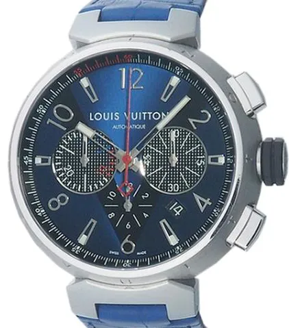 Louis Vuitton Q102V 44mm Stainless steel Blue