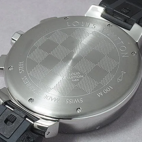 Louis Vuitton Tambour Damier Graphite Race QA094 44mm Stainless steel Gray 1