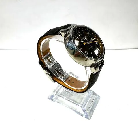 Louis Vuitton Tambour Q11310 Stainless steel Brown 3