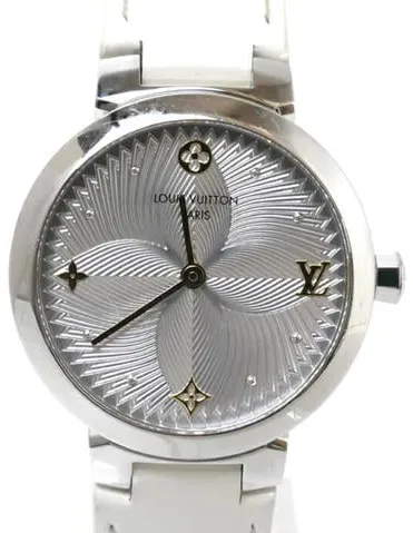 Louis Vuitton Tambour QA014 28mm Silver