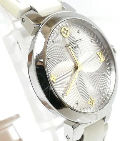 Louis Vuitton Tambour QA014 28mm Silver 2