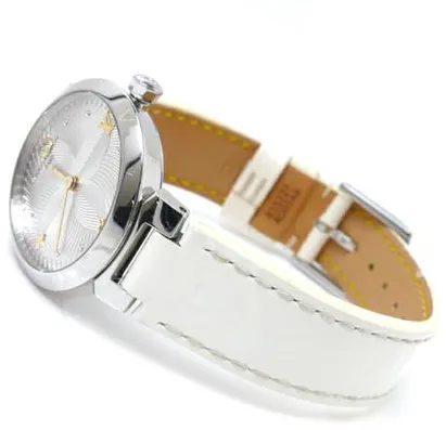 Louis Vuitton Tambour QA014 28mm Silver 6