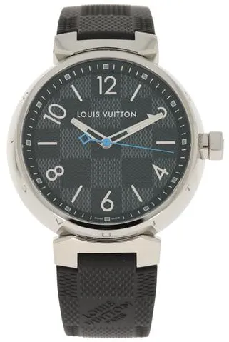 Louis Vuitton Tambour QA073 41.5mm Stainless steel Black