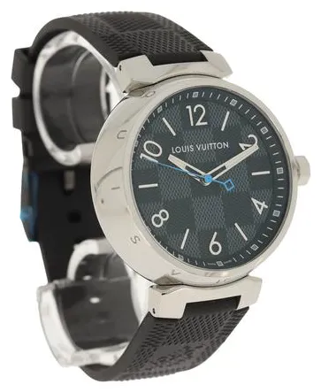 Louis Vuitton Tambour QA073 41.5mm Stainless steel Black 7