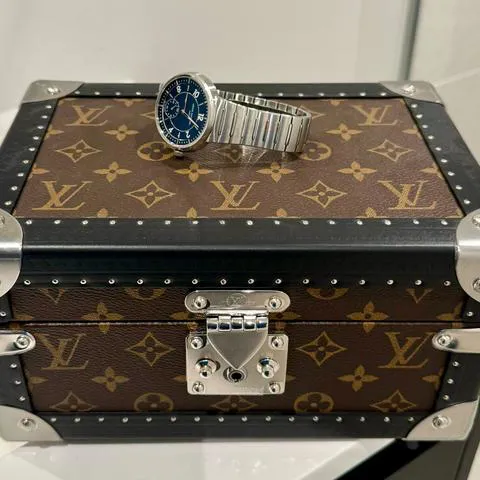 Louis Vuitton Tambour W1ST20 40mm Stainless steel Blue 3