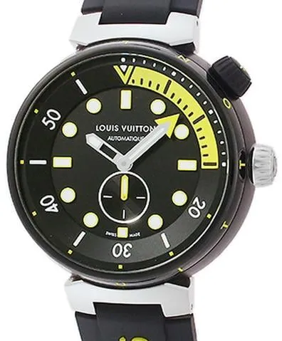 Louis Vuitton 44mm Stainless steel Black