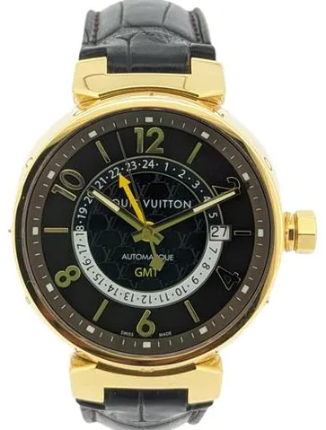 Louis Vuitton 13481 41mm Yellow gold Black