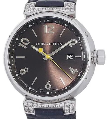 Louis Vuitton Q111G 39mm Stainless steel Brown