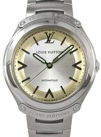 Louis Vuitton Q6G22 36mm Stainless steel Silver