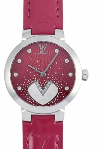 Louis Vuitton Q1J05 27mm Stainless steel Rose