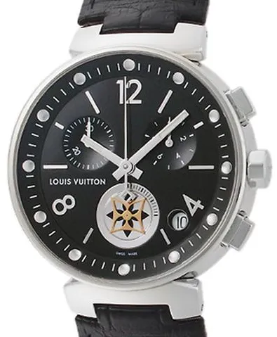 Louis Vuitton Q8D11 39mm Stainless steel Black