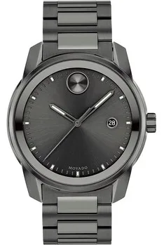 Movado 42mm Stainless steel Gray