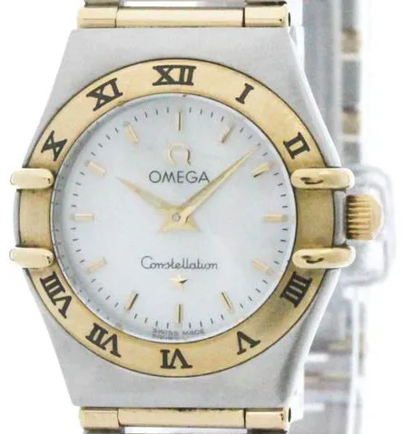 Omega Constellation Quartz 1262.70 22mm Yellow gold and stainless steel White