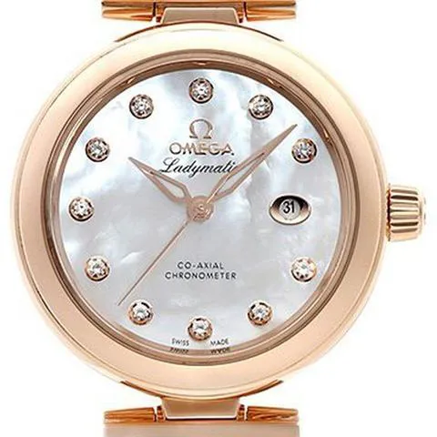 Omega De Ville Ladymatic 425.62.34.20.55.004 34mm Rose gold Mother-of-pearl