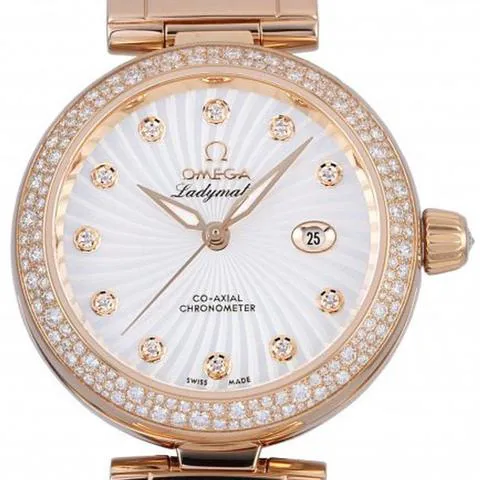 Omega De Ville Ladymatic 425.67.34.20.55.008 34mm Rose gold Mother-of-pearl