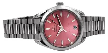 Omega Aqua Terra 220.10.34.20.10.003 34mm Stainless steel Pink 4