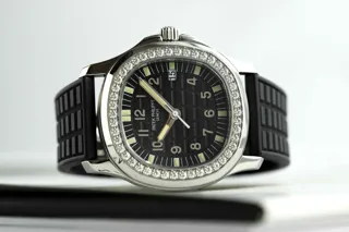 Patek Philippe Aquanaut 5067A Stainless steel and Diamond Black