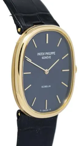 Patek Philippe Golden Ellipse 27mm Yellow gold Blue 3