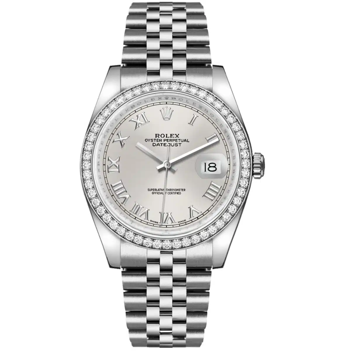 Rolex Datejust 116244-0055 36mm Stainless steel Silver