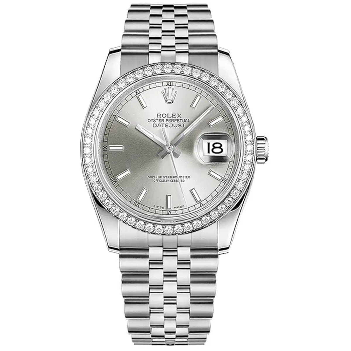 Rolex Datejust 116244-0058 36mm Stainless steel Silver