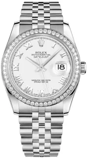 Rolex Datejust 36 116244 Oystersteel White