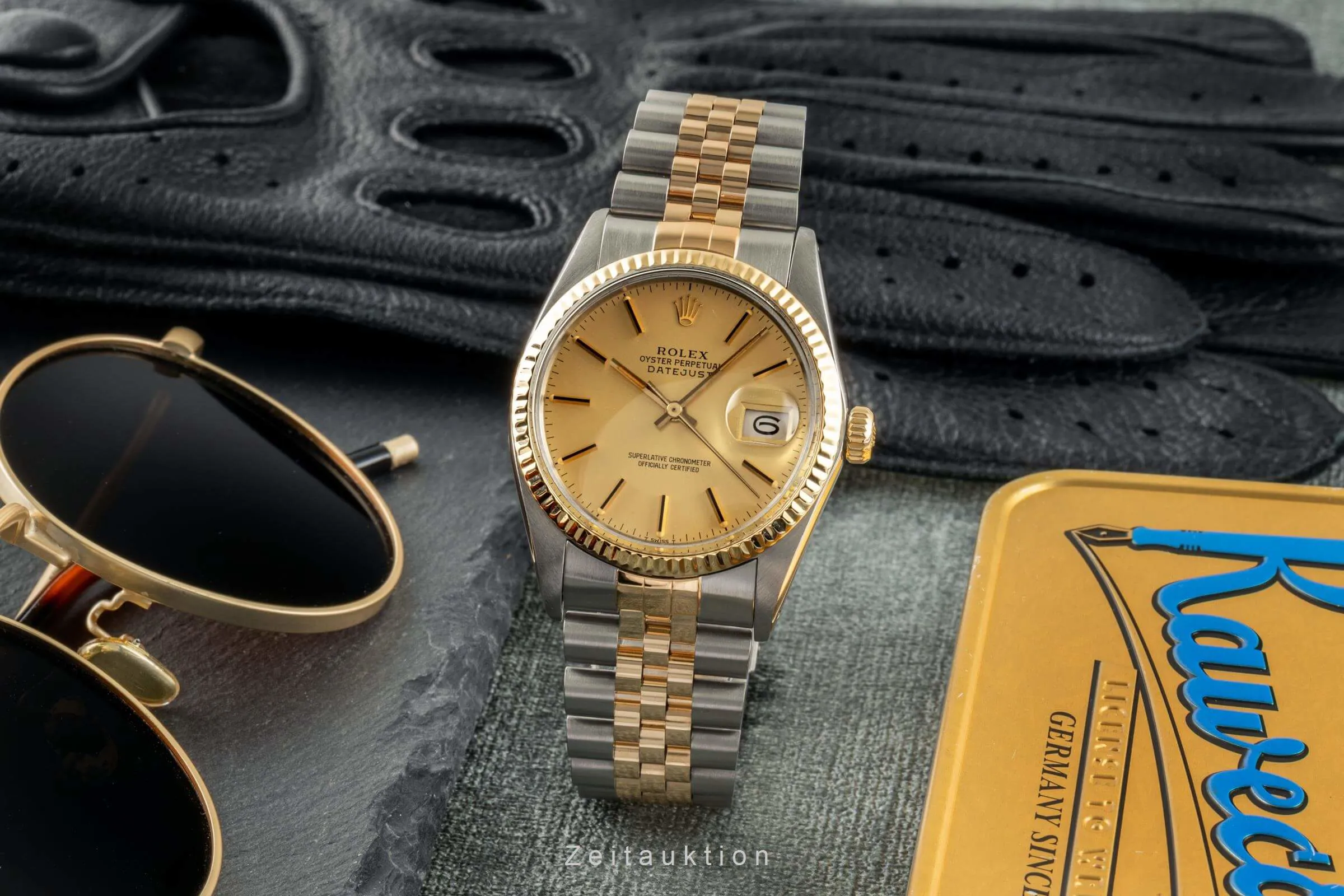 Rolex Datejust 16013 36mm Yellow gold and stainless steel Golden 2