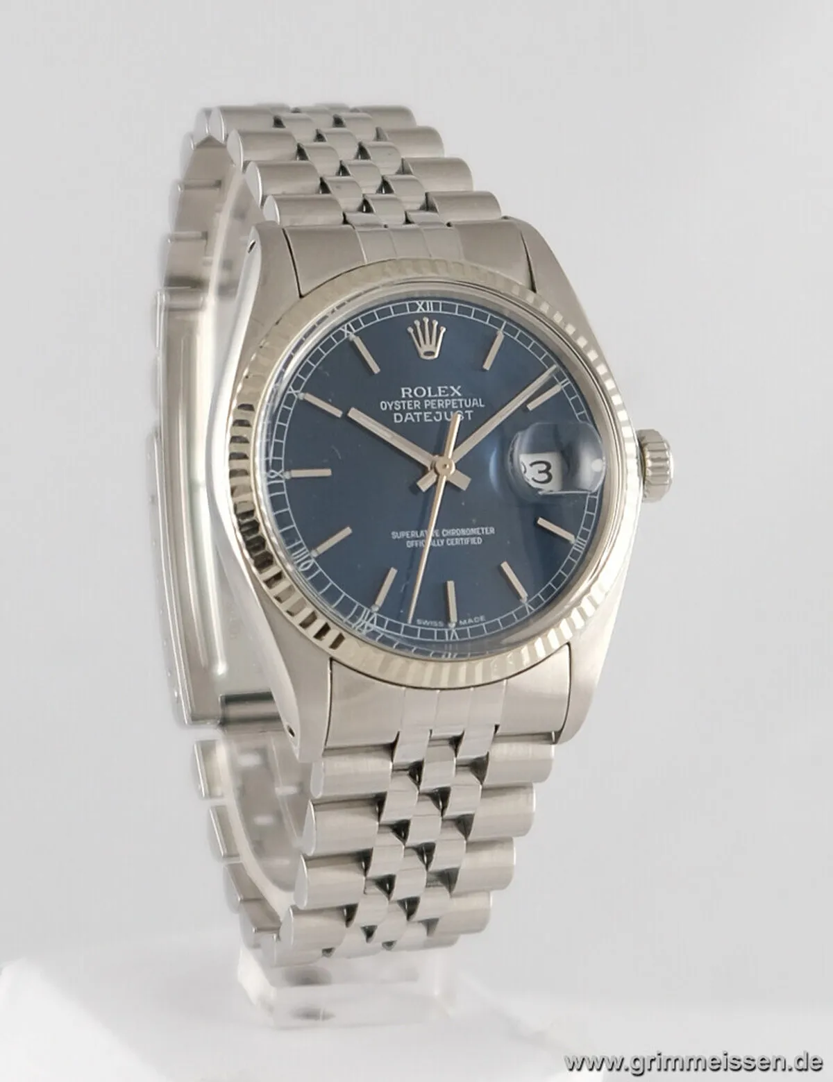 Rolex Datejust 16014 36mm Stainless steel Blue