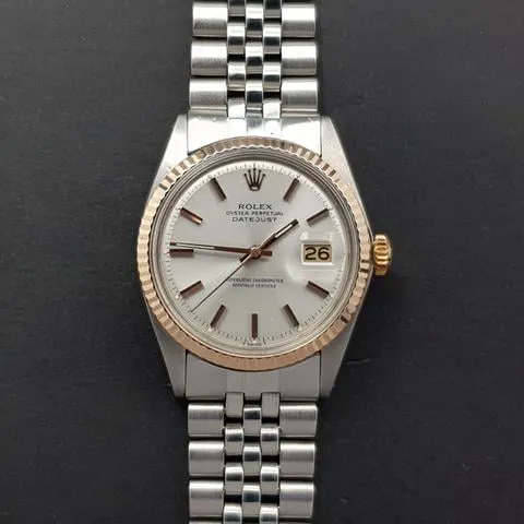 Rolex Datejust 36 1601 36mm Rose gold Silver