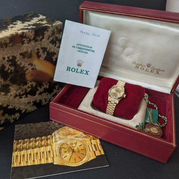 Rolex Lady-Datejust 69178 26mm Yellow gold Champagne 2