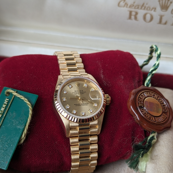 Rolex Lady-Datejust 69178 26mm Yellow gold Champagne 4