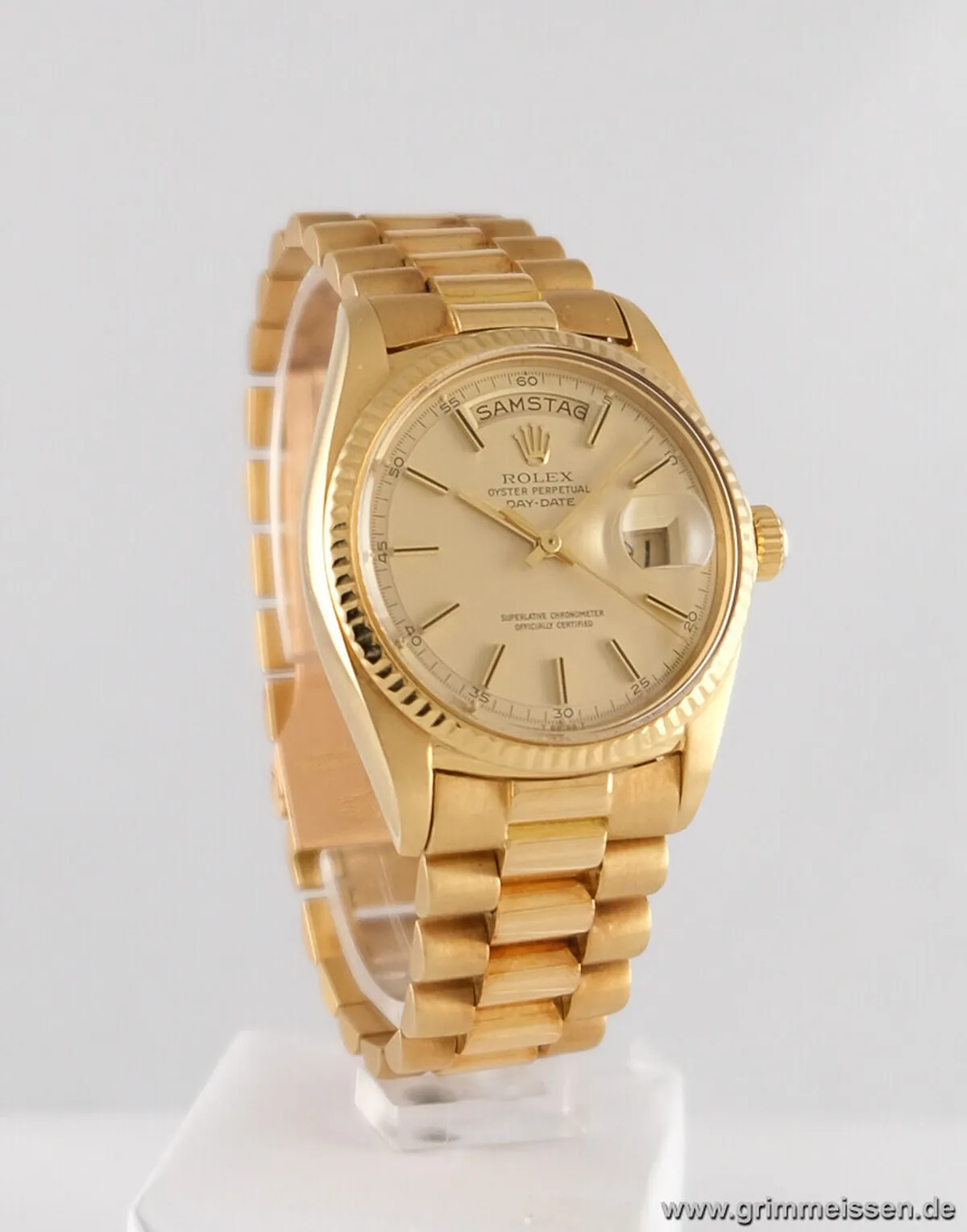 Rolex Day-Date 1803 36mm Yellow gold Champagne