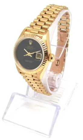 Rolex Lady-Datejust 69178 26mm Yellow gold Black 1