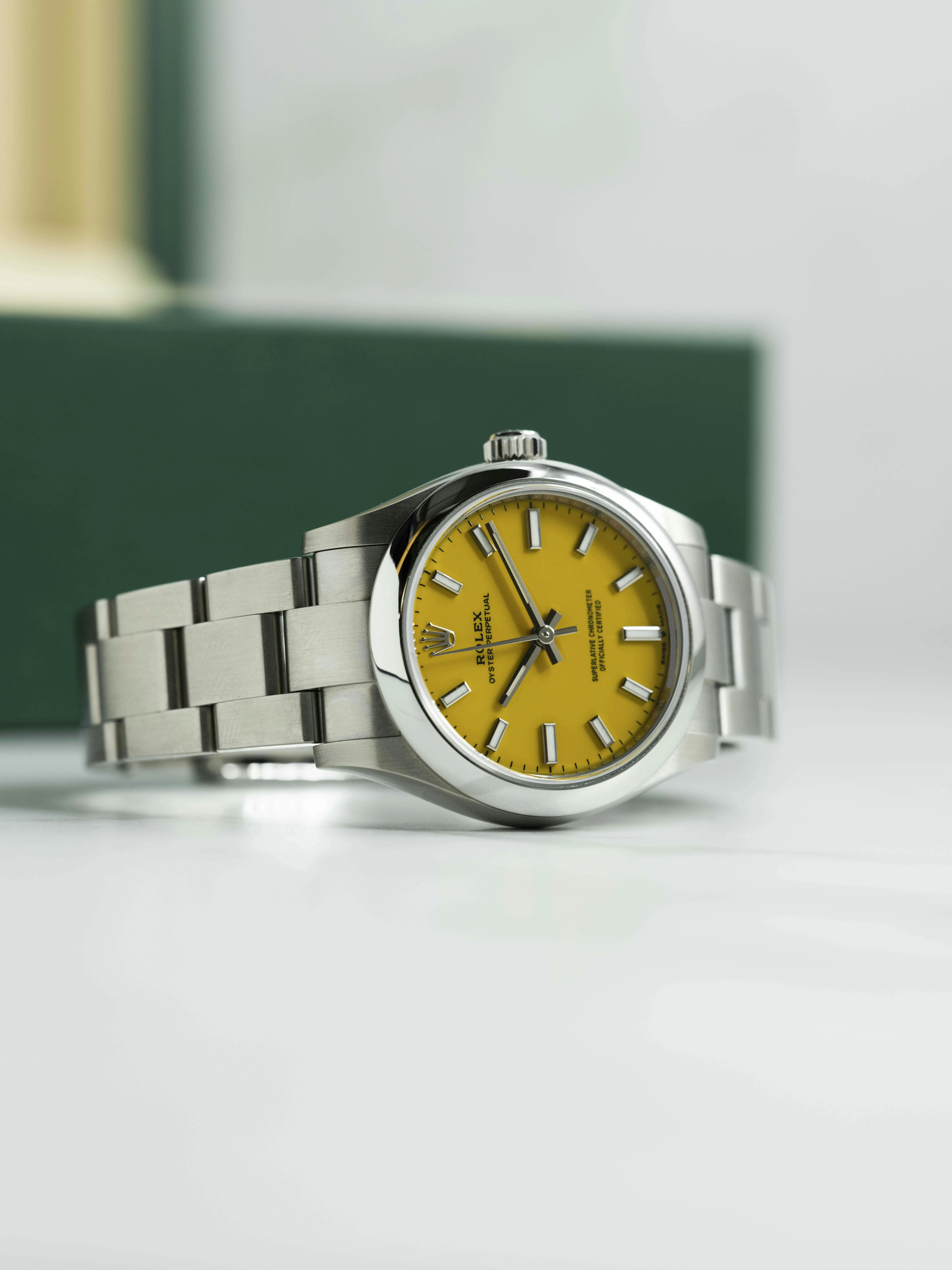 Rolex Oyster Perpetual 31 277200 31mm Stainless steel Yellow 5